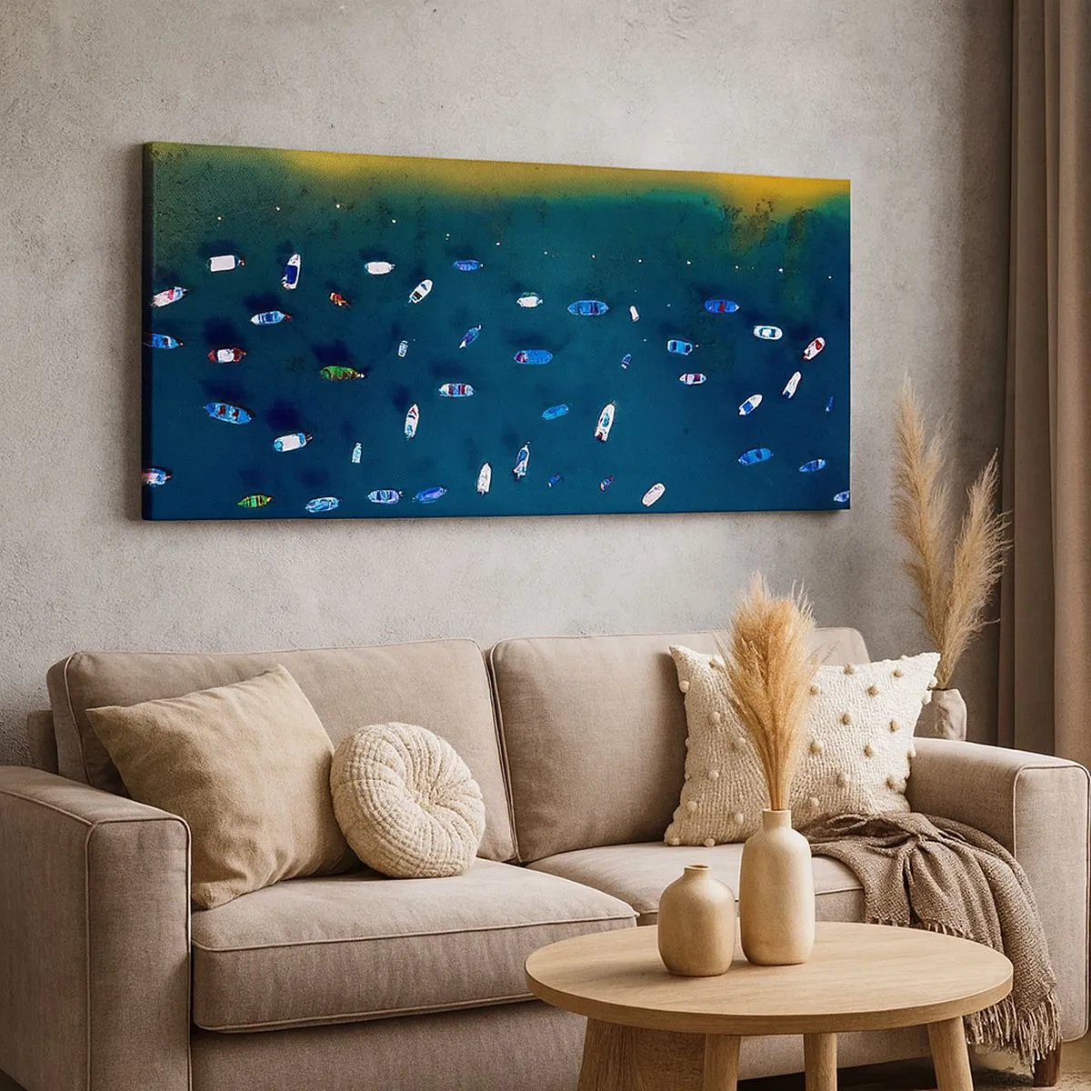 Bild auf Leinwand - Leinwandbild - Feiertagsspiel - 100x40 cm