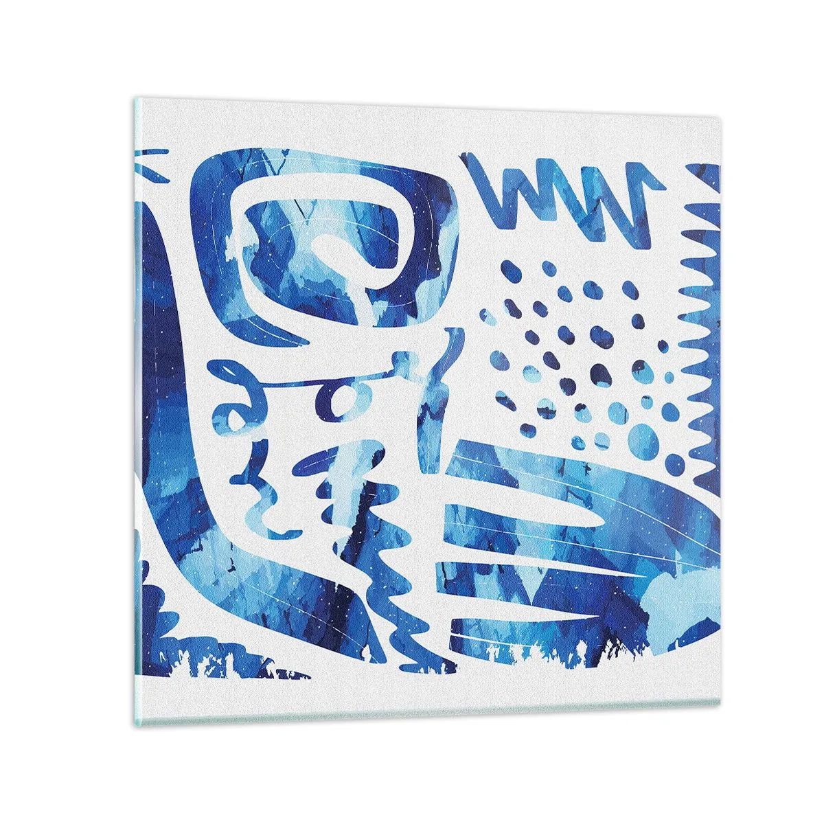 Glasbild - Bild auf glas - Zurück zu den Wurzeln - 40x40 cm