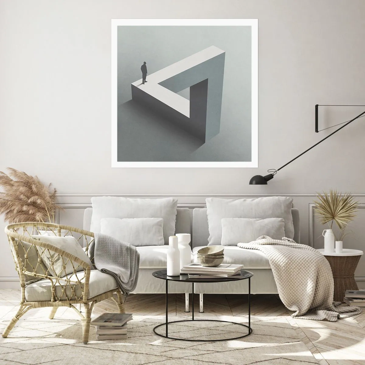 Poster - Es ist also doch möglich - 60x60 cm