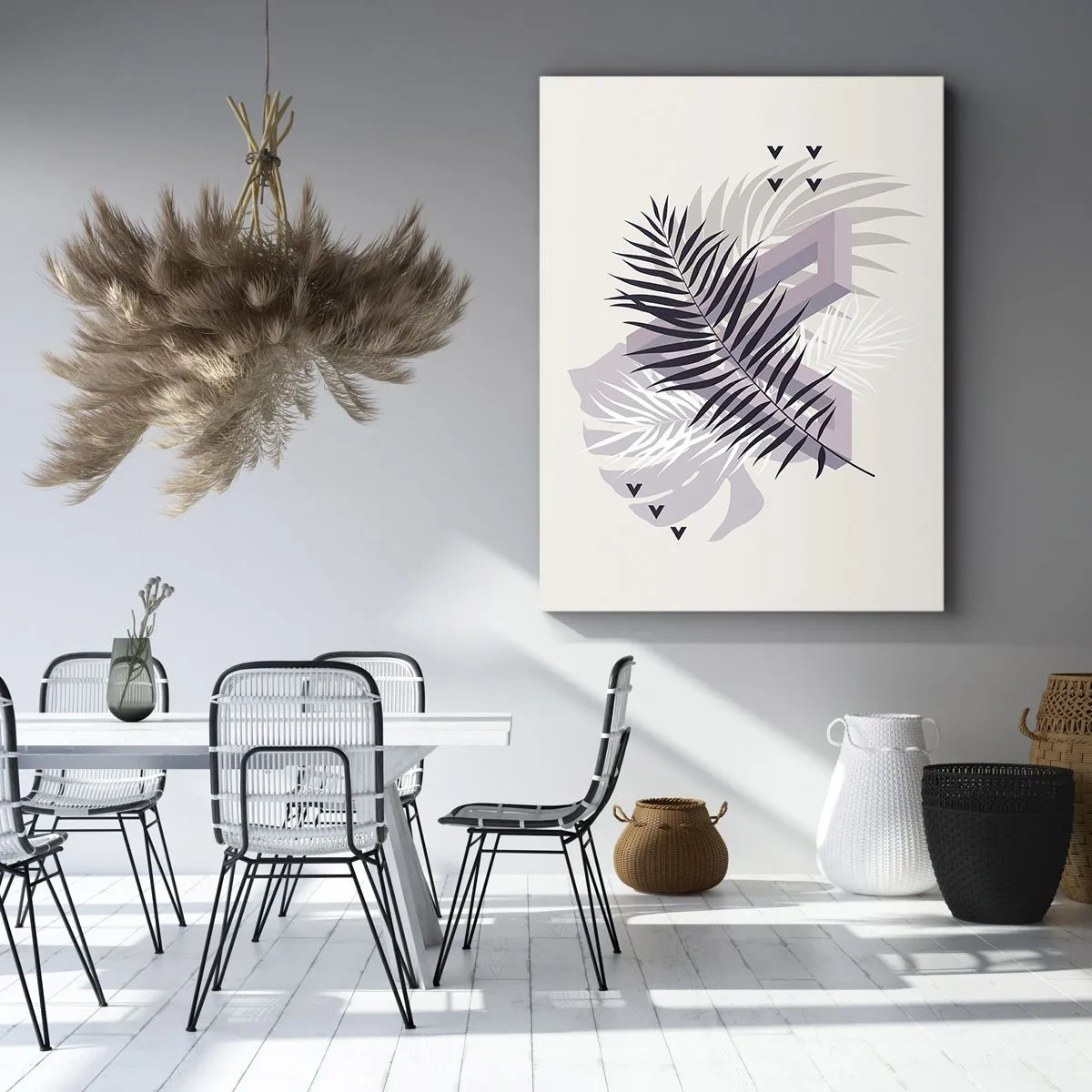 Bild auf Leinwand - Leinwandbild - Der Schatten des Schattens - 45x80 cm