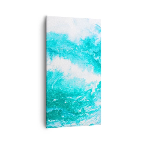 Bild auf Leinwand - Leinwandbild - Im Kern des Elements - 55x100 cm