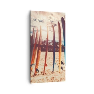 Bild auf Leinwand - Leinwandbild - Gute Nacht bis morgen - 65x120 cm