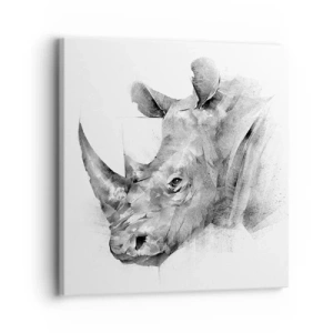 Bild auf Leinwand - Leinwandbild - Afrikanisches Porträt - 30x30 cm