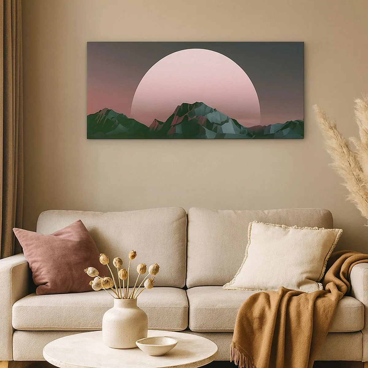 Bild auf Leinwand - Leinwandbild - In einer Nachbargalaxie - 100x40 cm
