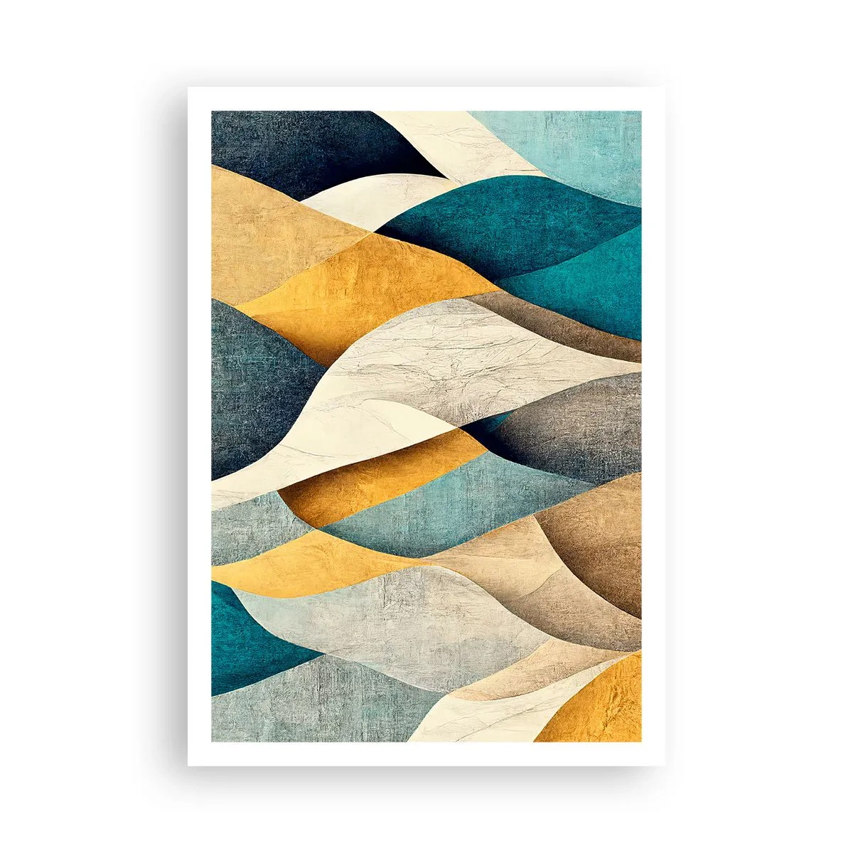 Poster - Rhythmus und Welle - 70x100 cm