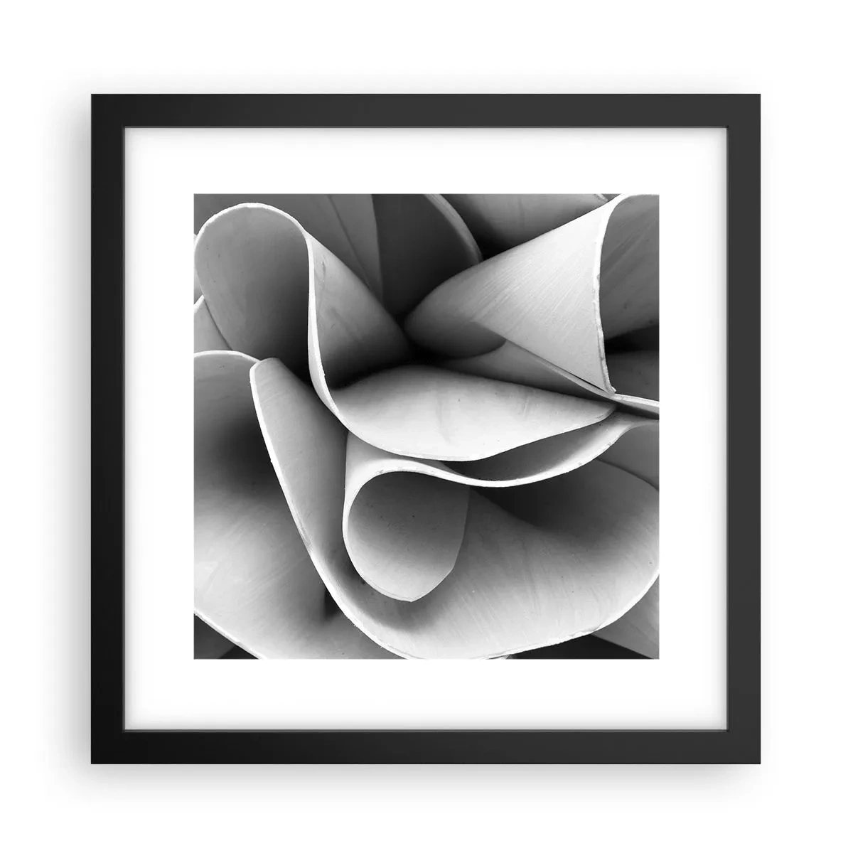 Poster in einem schwarzem Rahmen - Es passiert im Weltraum - 30x30 cm