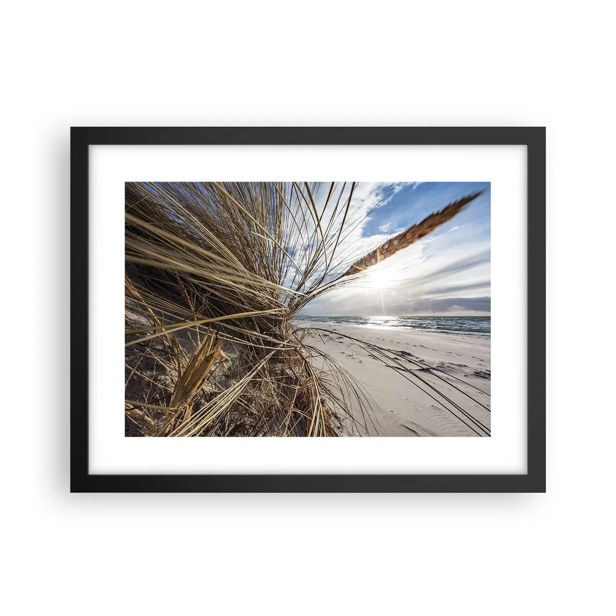 Poster in einem schwarzem Rahmen - Ein Treffen der Elemente der Natur - 40x30 cm