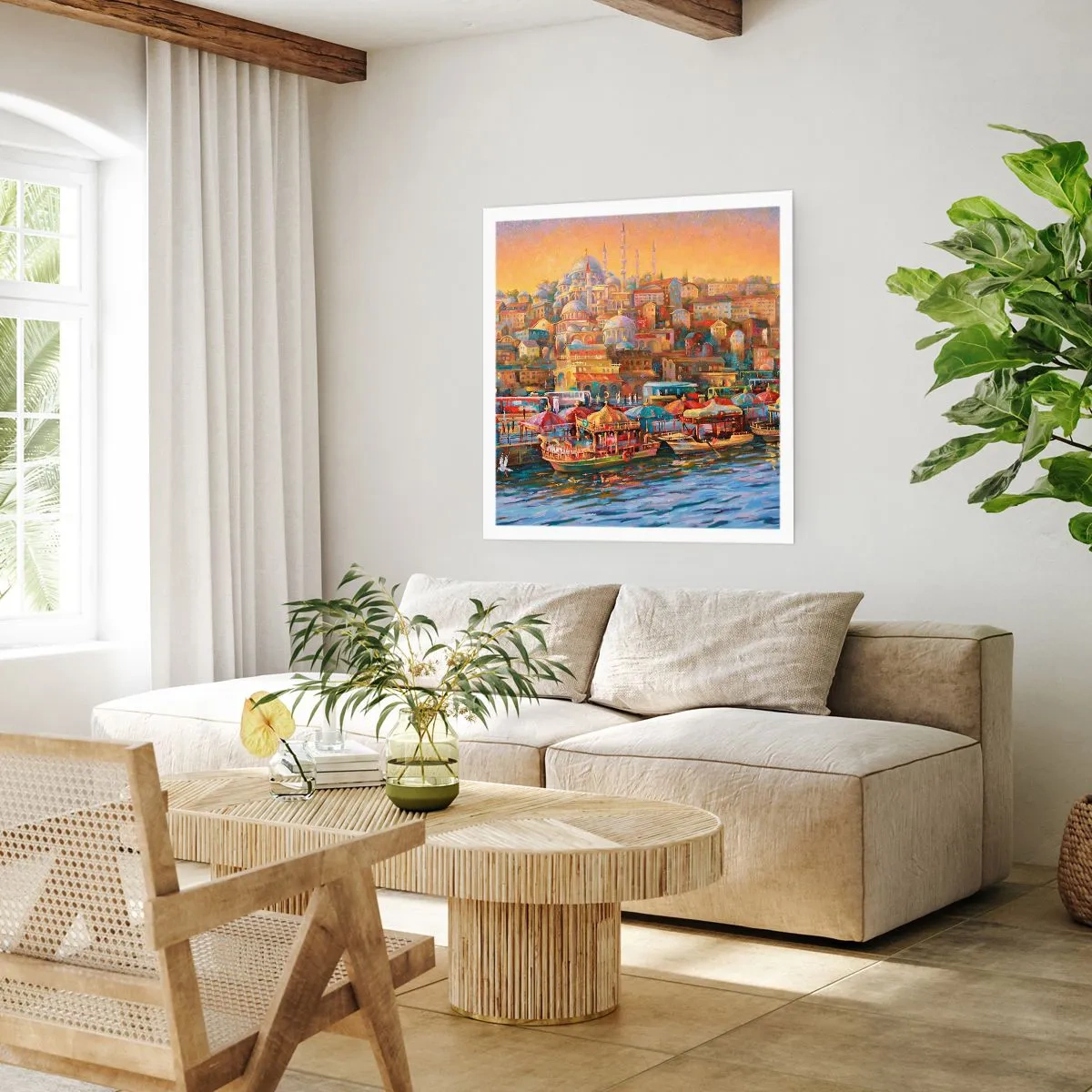 Poster - Istanbuler Geschichte - 50x50 cm