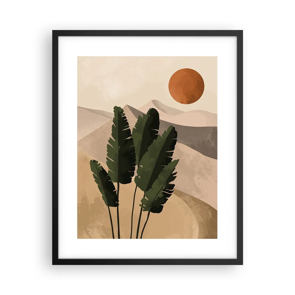 Poster in einem schwarzem Rahmen - Der Triumph des Lebens - 40x50 cm