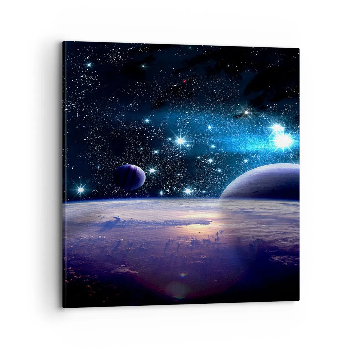 Bild auf Leinwand - Leinwandbild - Noch allein? - 70x70 cm