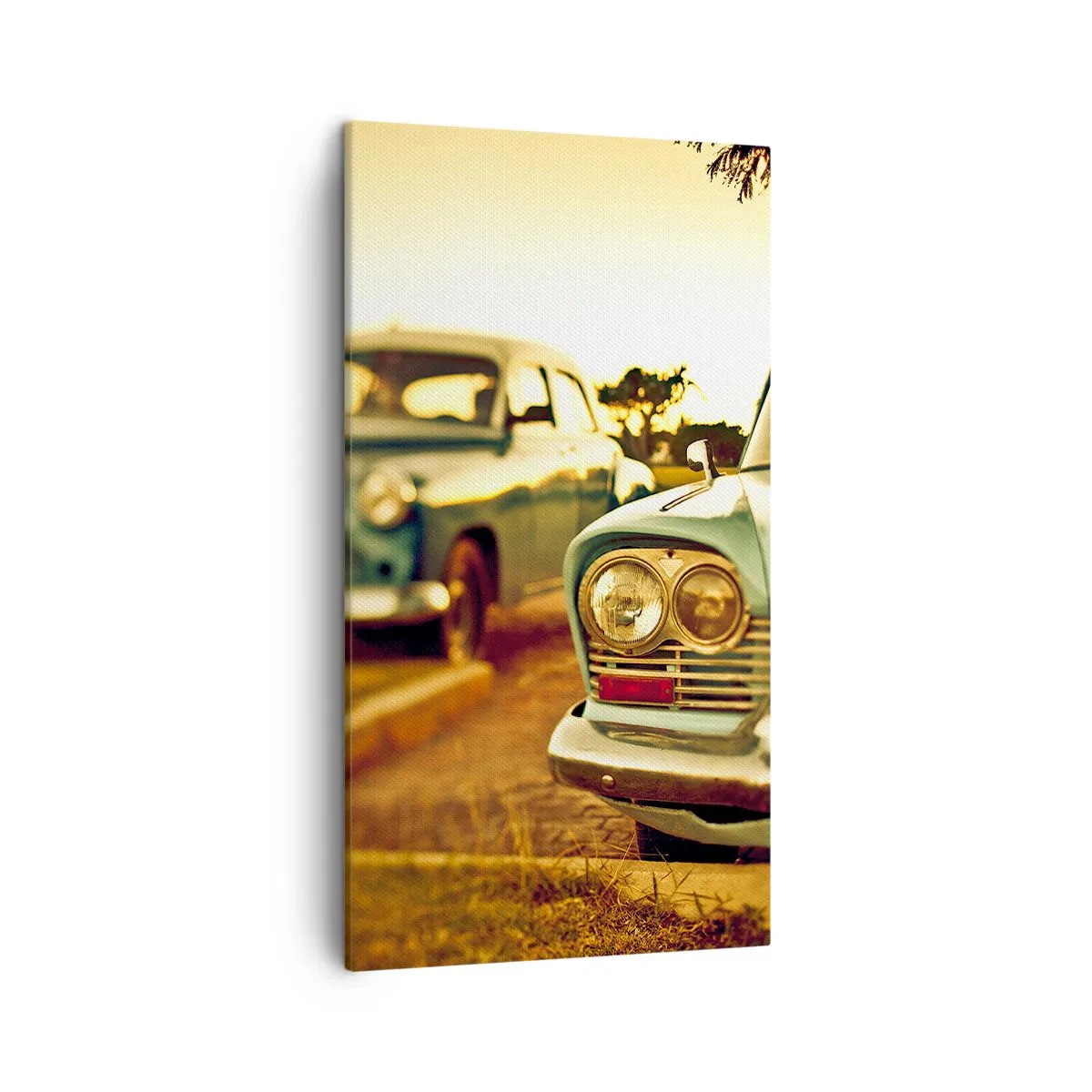 Bild auf Leinwand - Leinwandbild - Wir werden abwarten und sehen - 45x80 cm