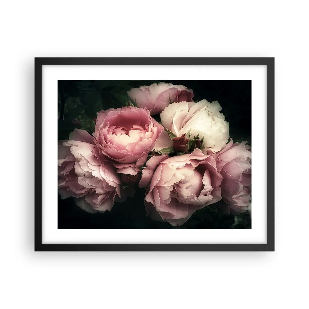 Poster in einem schwarzem Rahmen - Der Charme der Belle Epoque - 50x40 cm