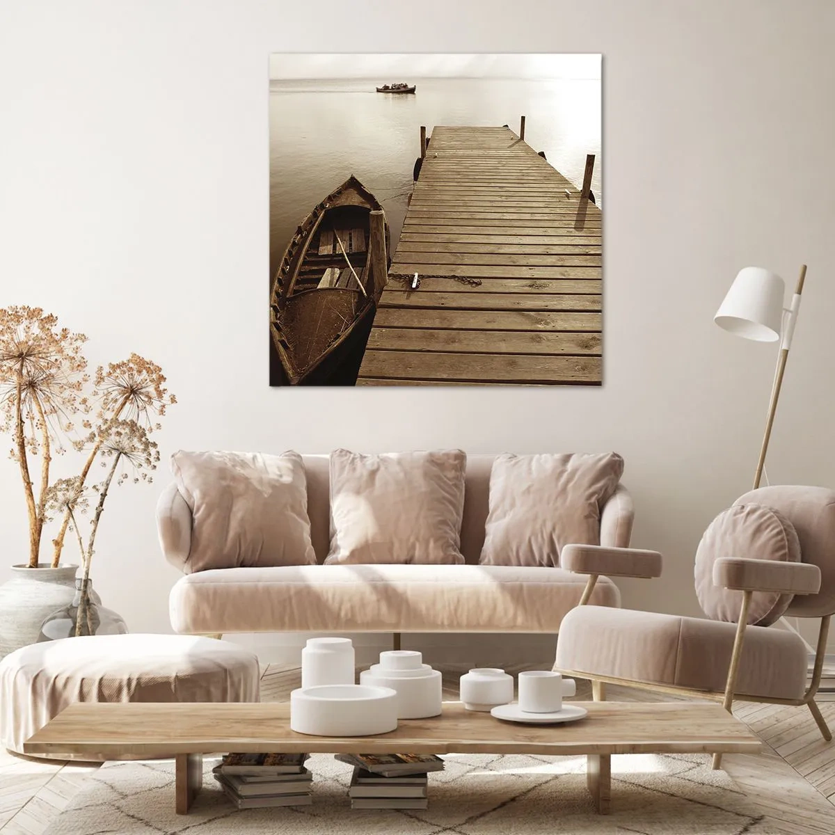 Bild auf Leinwand - Leinwandbild - Großer Frieden - 60x60 cm