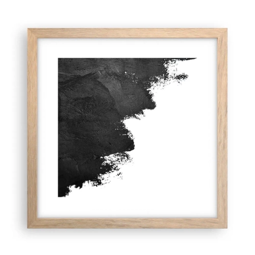 Poster in einem Rahmen aus heller Eiche - Elemente: Erde - 30x30 cm