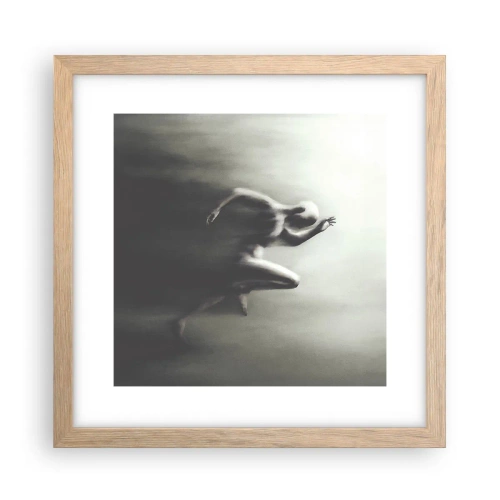 Poster in einem Rahmen aus heller Eiche - Unwiderstehlich - 30x30 cm