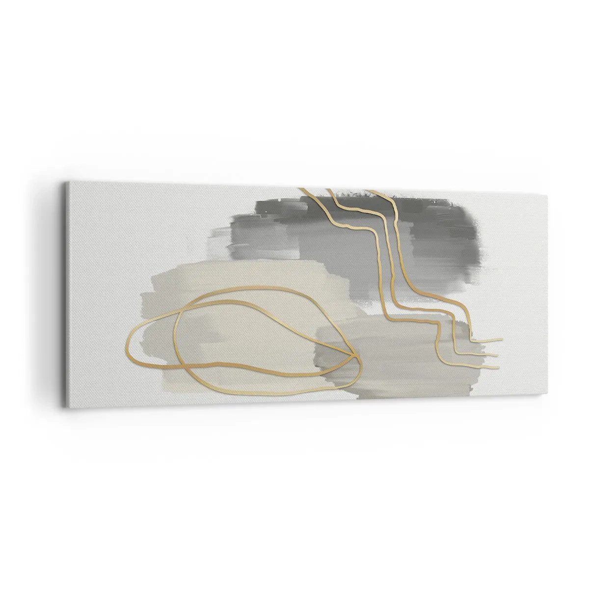 Bild auf Leinwand - Leinwandbild - Dauer und Bewegung - 100x40 cm