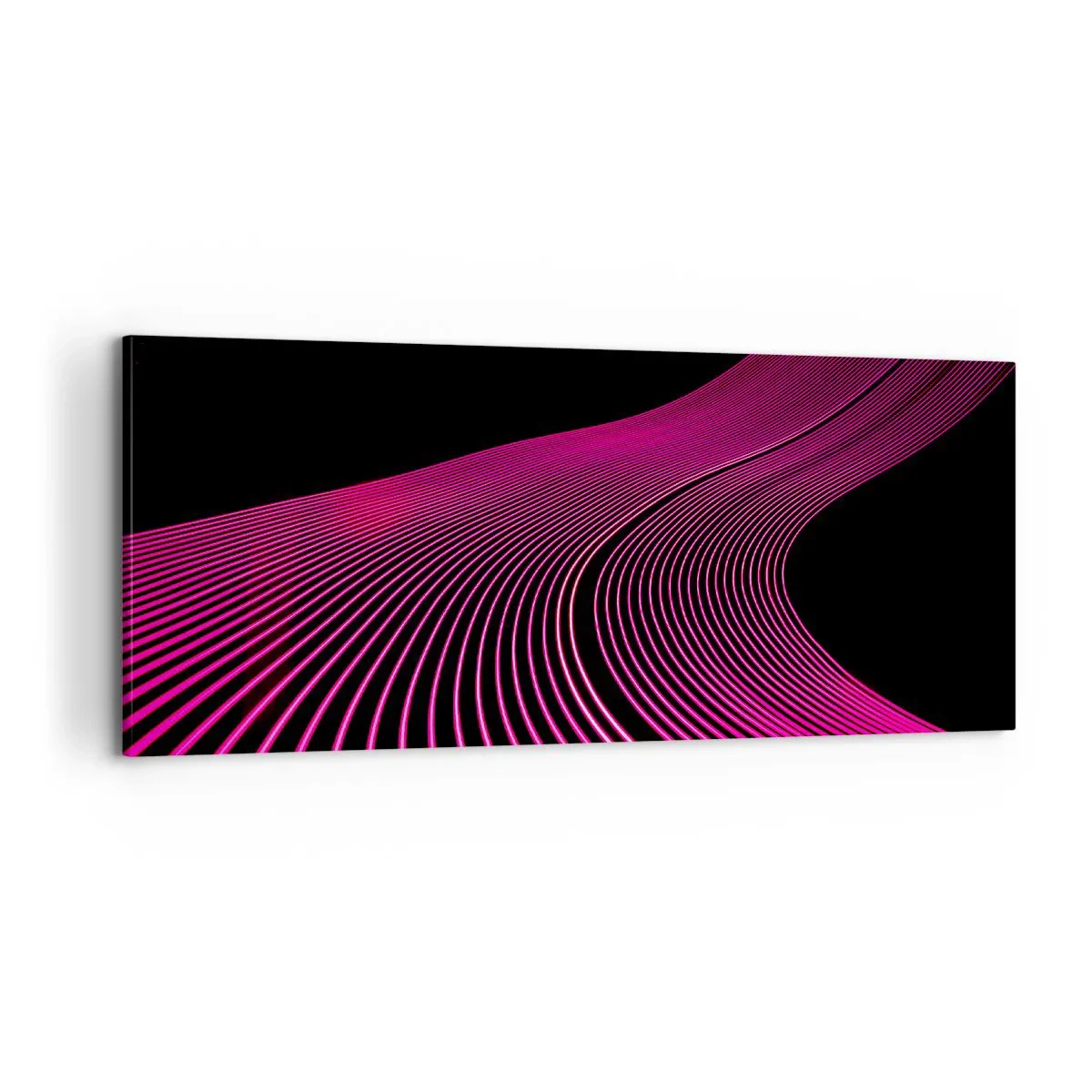 Bild auf Leinwand - Leinwandbild - Allee des Lichts - 100x40 cm