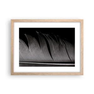 Poster in einem Rahmen aus heller Eiche - Stift – ein wunderbares Design - 40x30 cm