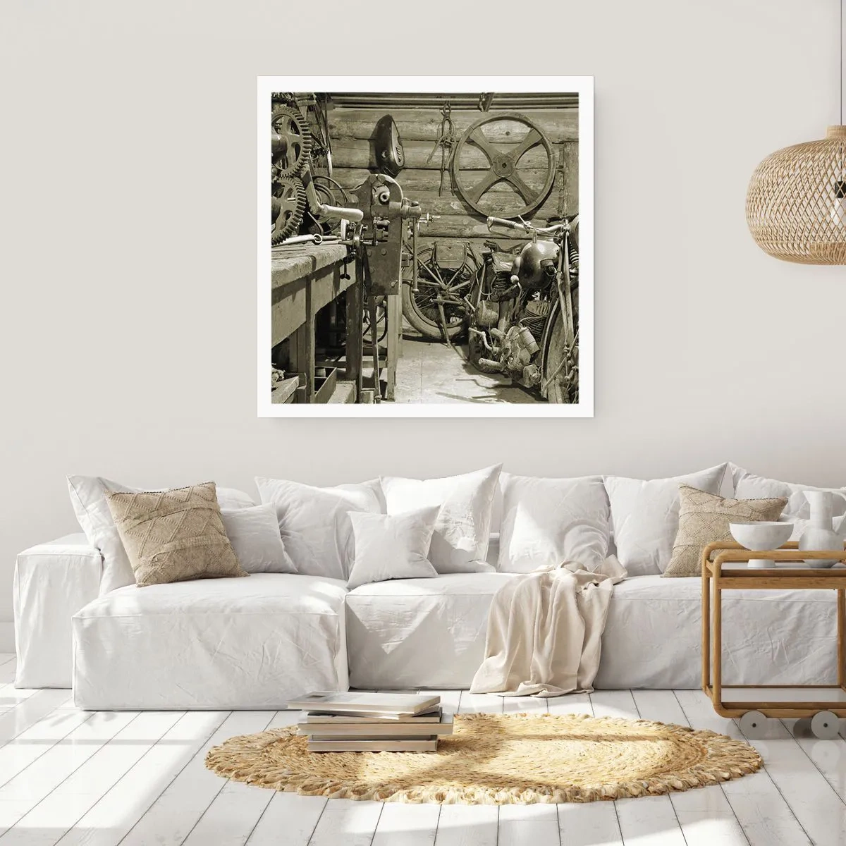 Poster - Im Schuppen von Onkel Władek - 30x30 cm