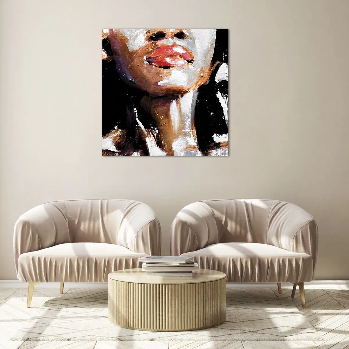 Glasbild - Bild auf glas - Stolz ohne Vorurteile - 40x40 cm