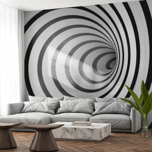 Fototapete Premium Canvas - Sie können dem auch nicht widerstehen? - Abstraktion, 3D, Wirbel - 350x256 cm