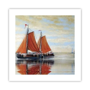 Poster - Hey, Segel, Matrose ... - 40x40 cm