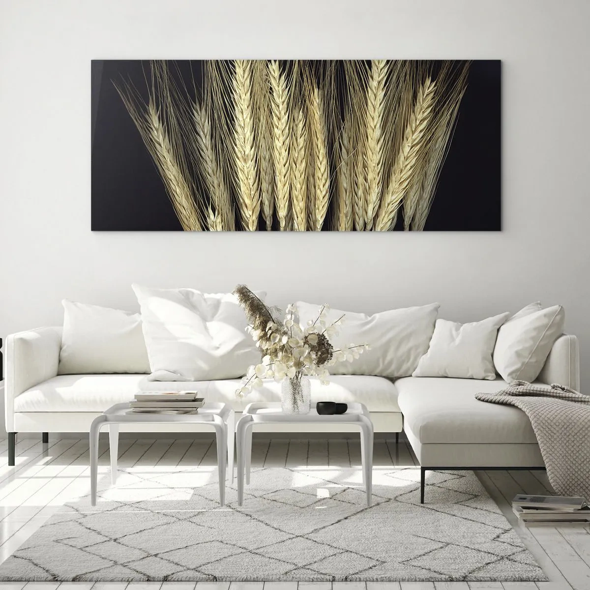 Glasbild - Bild auf glas - Rustikale Magie - 100x40 cm
