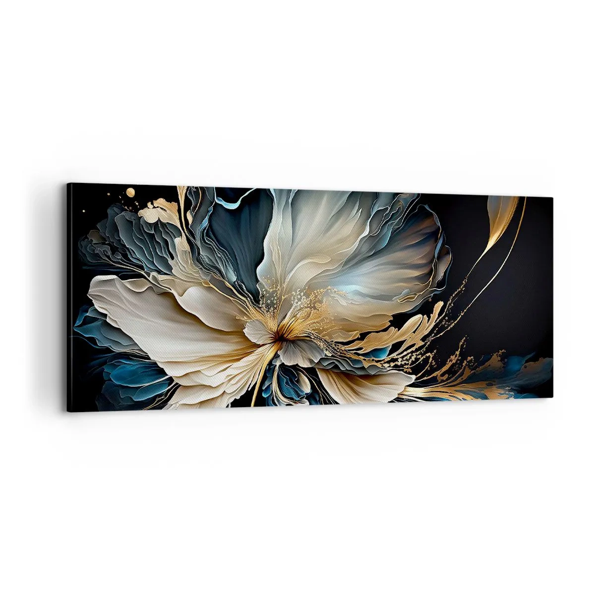 Bild auf Leinwand - Leinwandbild - Märchenhafte Farnblume - 100x40 cm