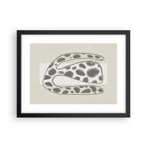 Poster in einem schwarzem Rahmen - Seltsame Kreatur - 40x30 cm