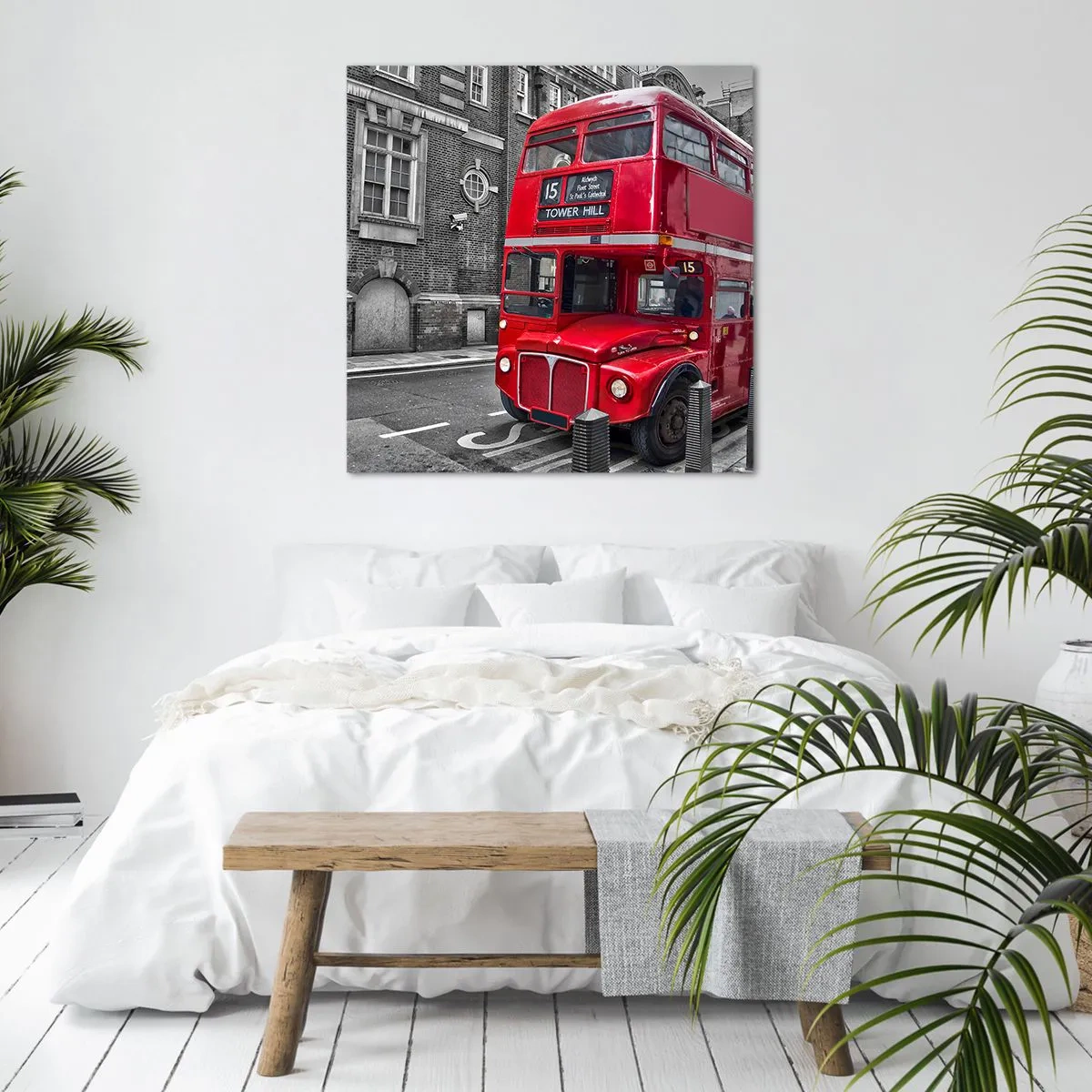 Bild auf Leinwand - Leinwandbild - Immer gleich - 60x60 cm