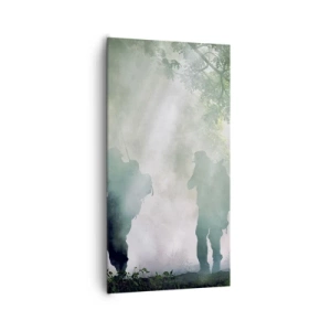 Bild auf Leinwand - Leinwandbild - Einer für alle… - 65x120 cm