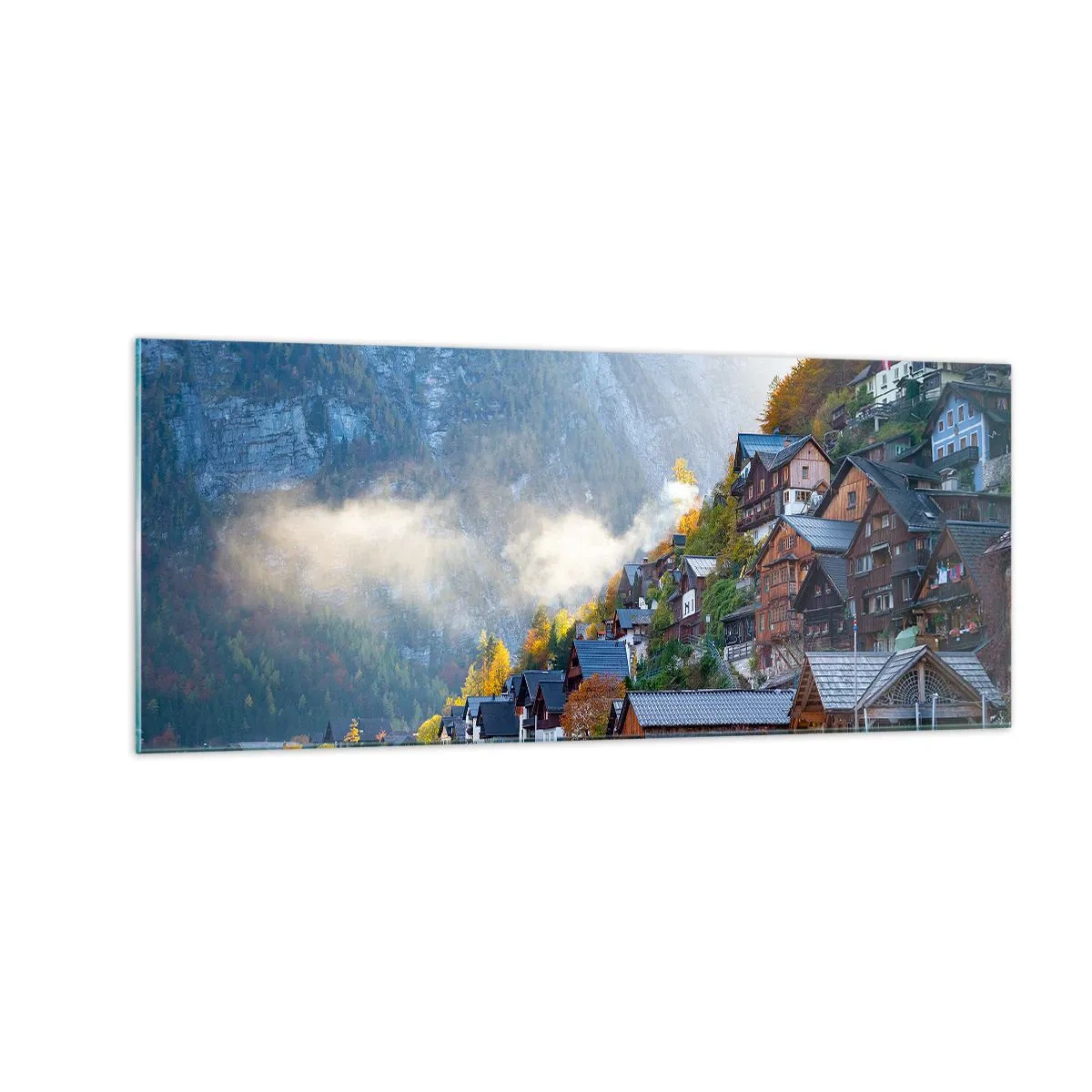 Glasbild - Bild auf glas - Alpenatmosphäre - 100x40 cm