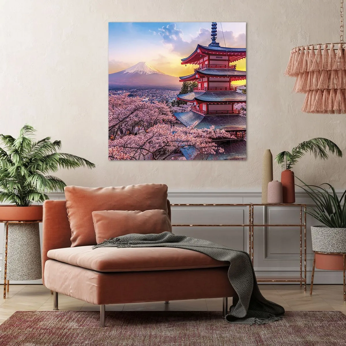 Bild auf Leinwand - Leinwandbild - Die Essenz des japanischen Geistes - 40x40 cm