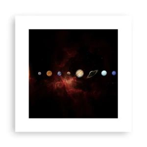 Poster - Unsere Nachbarschaft - 30x30 cm