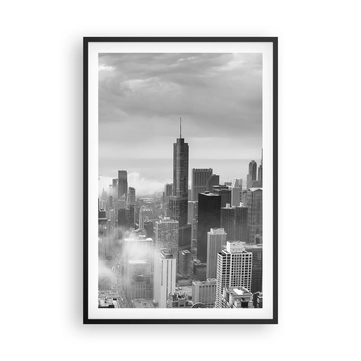 Poster in einem schwarzem Rahmen - Amerikanische Landschaft - 61x91 cm
