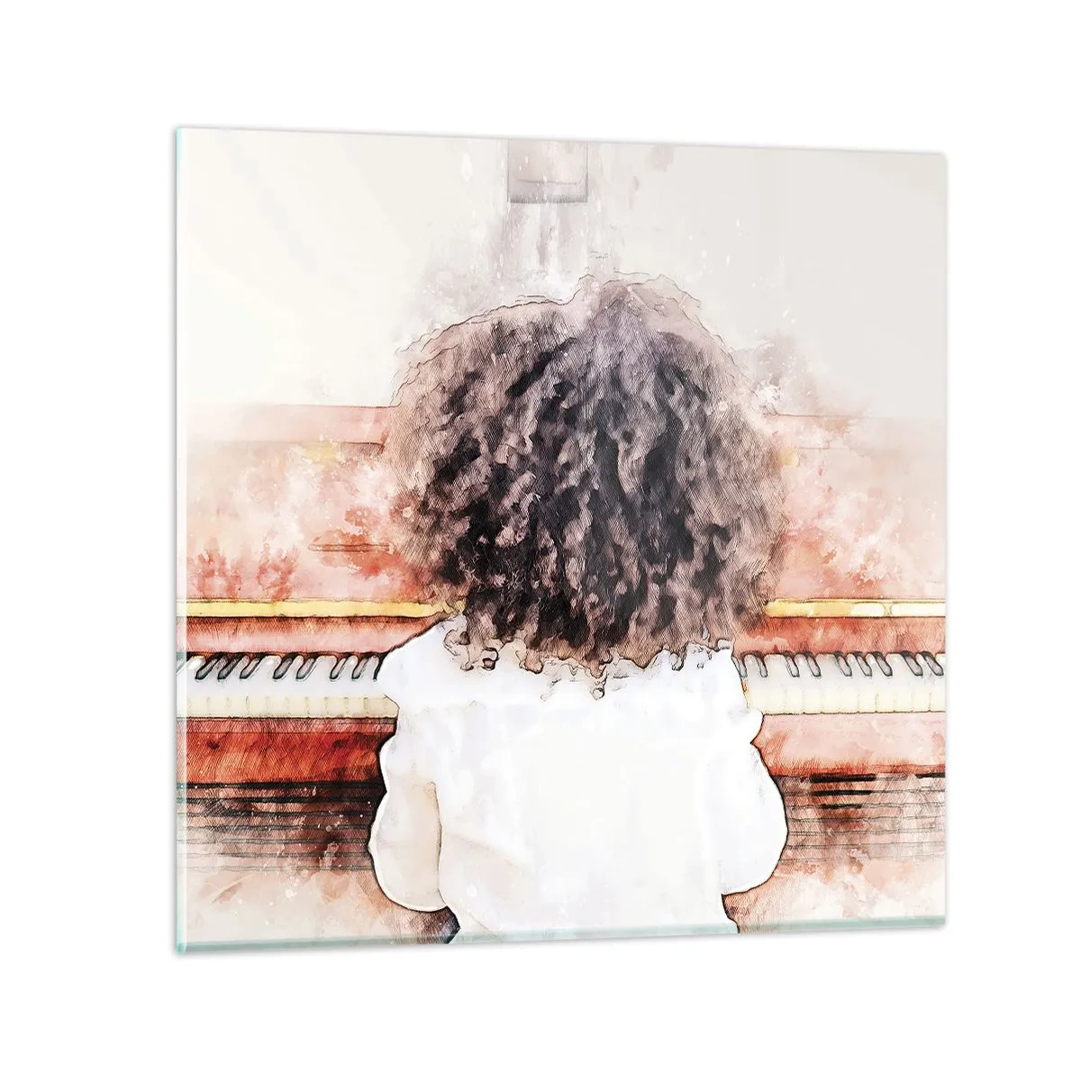 Glasbild - Bild auf glas - In der neuen Welt - 60x60 cm