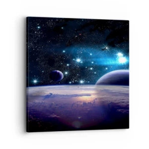 Bild auf Leinwand - Leinwandbild - Noch allein? - 30x30 cm