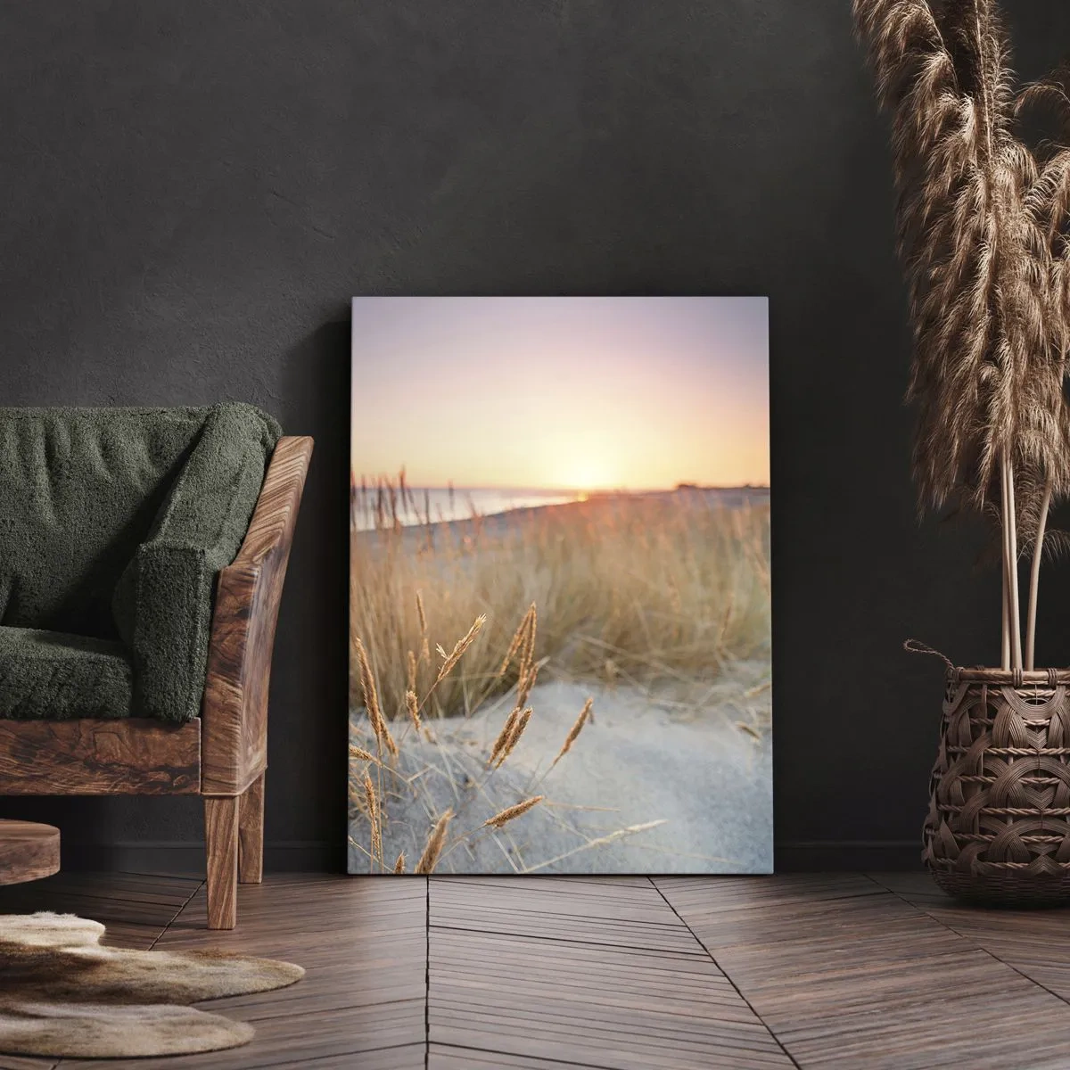 Bild auf Leinwand - Leinwandbild - Das baltische Wiegenlied - 55x100 cm