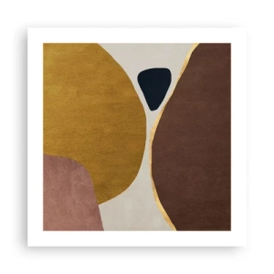 Poster - Abstraktion – ein Ort im Raum - 50x50 cm