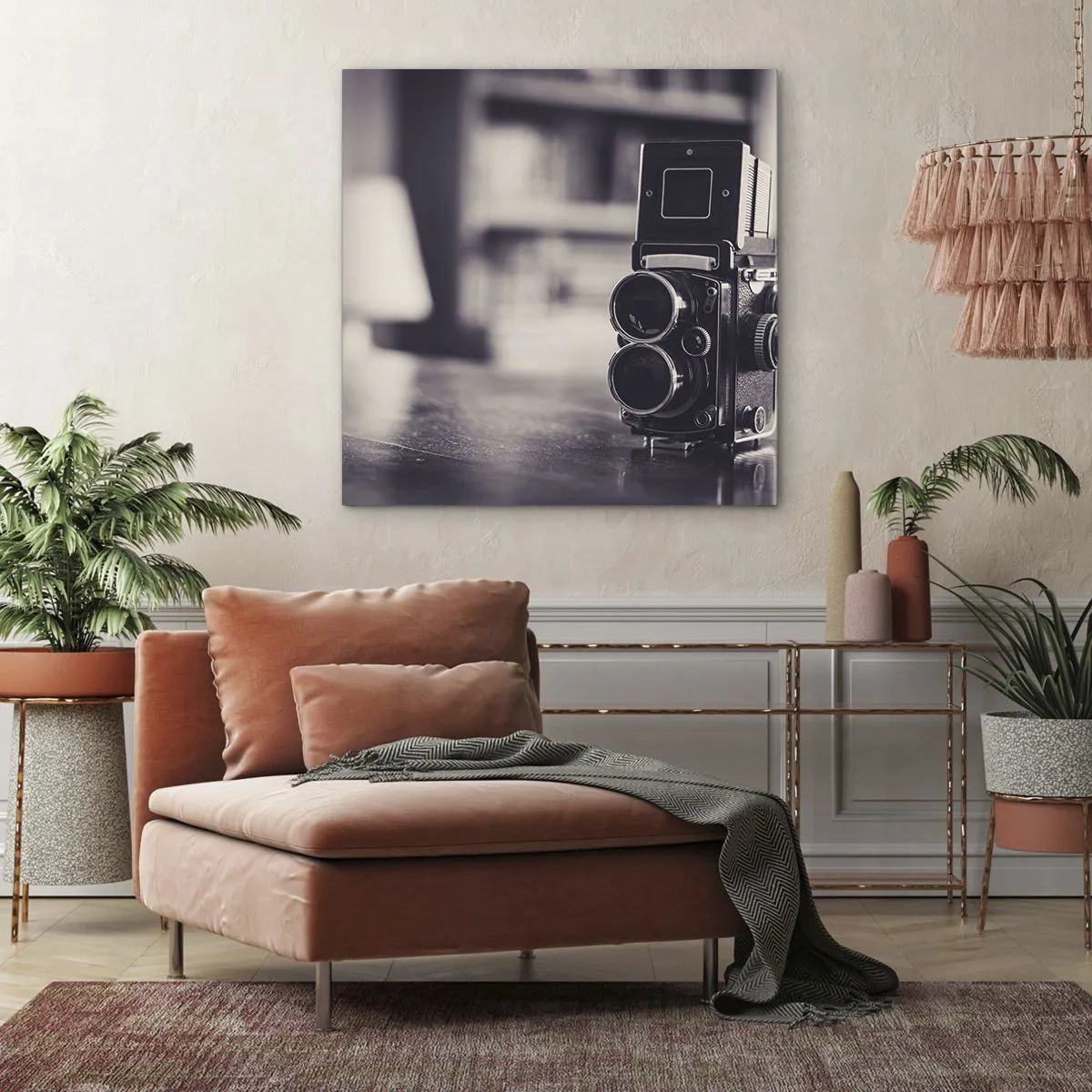 Bild auf Leinwand - Leinwandbild - Zauber alter Fotografie - 30x30 cm
