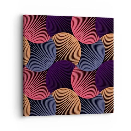 Bild auf Leinwand - Leinwandbild - Im kreisenden Rhythmus - 30x30 cm