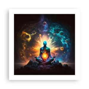 Poster - Kosmischer Frieden - 50x50 cm