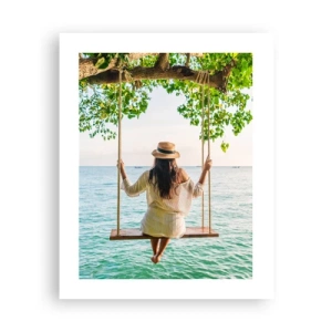 Poster - Das Leben ist wunderschön - 40x50 cm