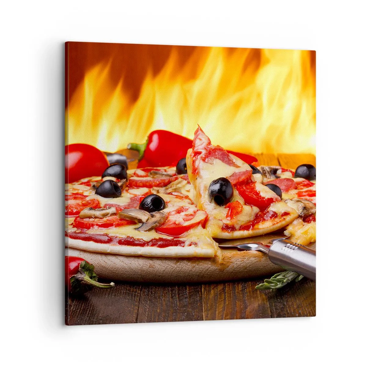 Bild auf Leinwand - Leinwandbild - Aus Italien mit Liebe - 50x50 cm