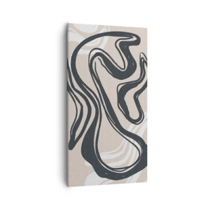 Bild auf Leinwand - Leinwandbild - Vervielfachter Ausdruck - 55x100 cm