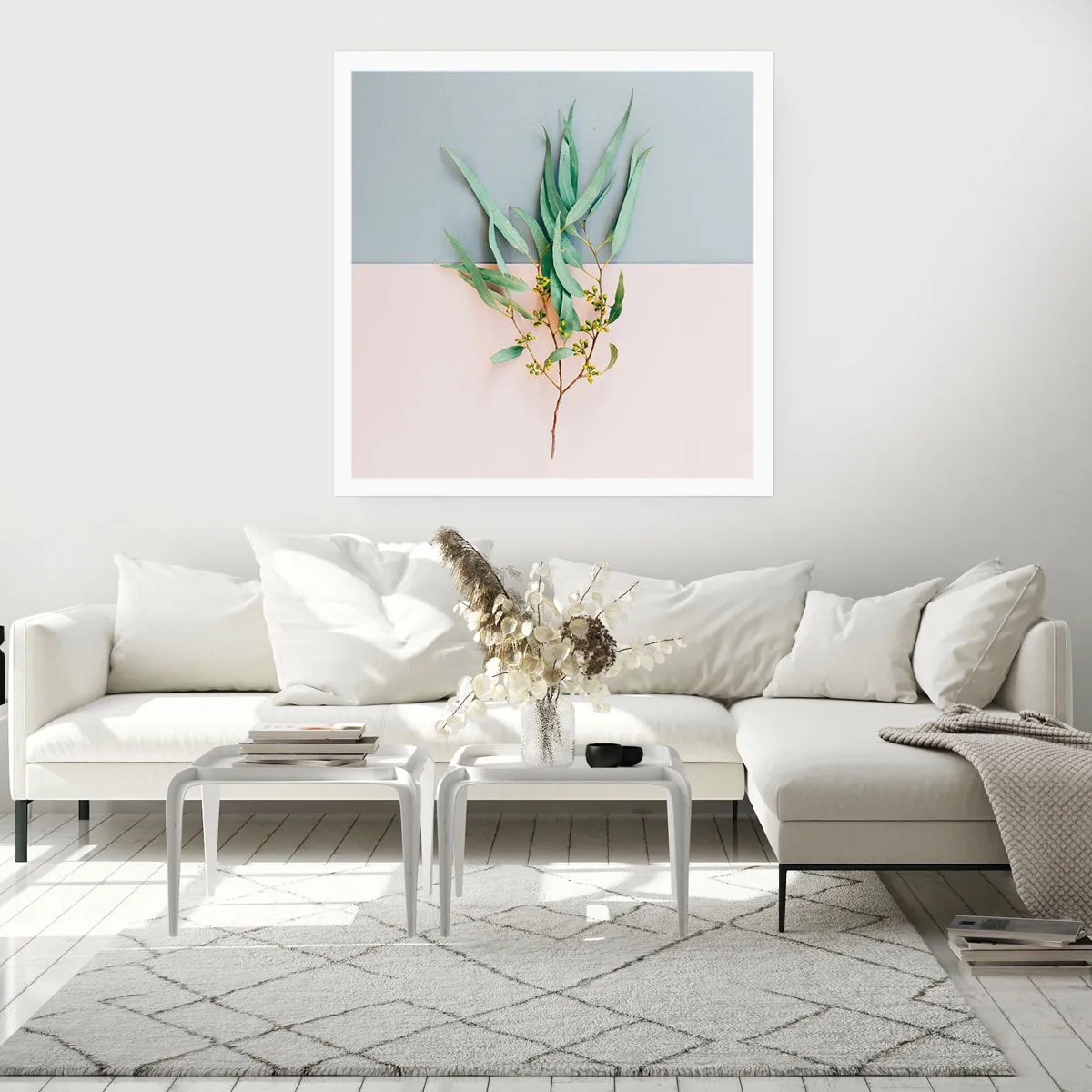 Poster - Pastellige Subtilität - 50x50 cm