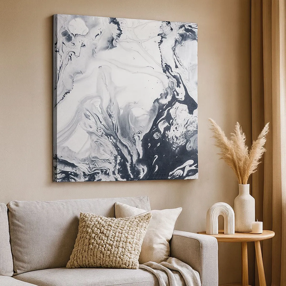 Bild auf Leinwand - Leinwandbild - Das Innere der Erde - 30x30 cm