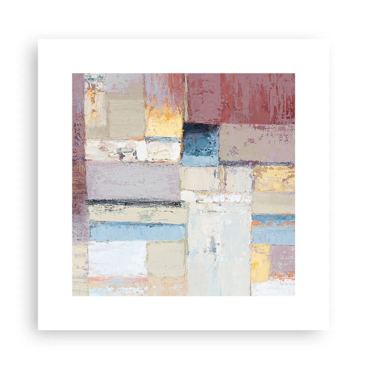 Poster - Ruhe der Geometrie - 30x30 cm