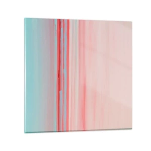 Glasbild - Bild auf glas - Abstraktion im Morgengrauen - 50x50 cm