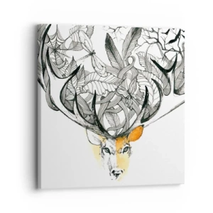 Bild auf Leinwand - Leinwandbild - Ecken des Überflusses - 30x30 cm